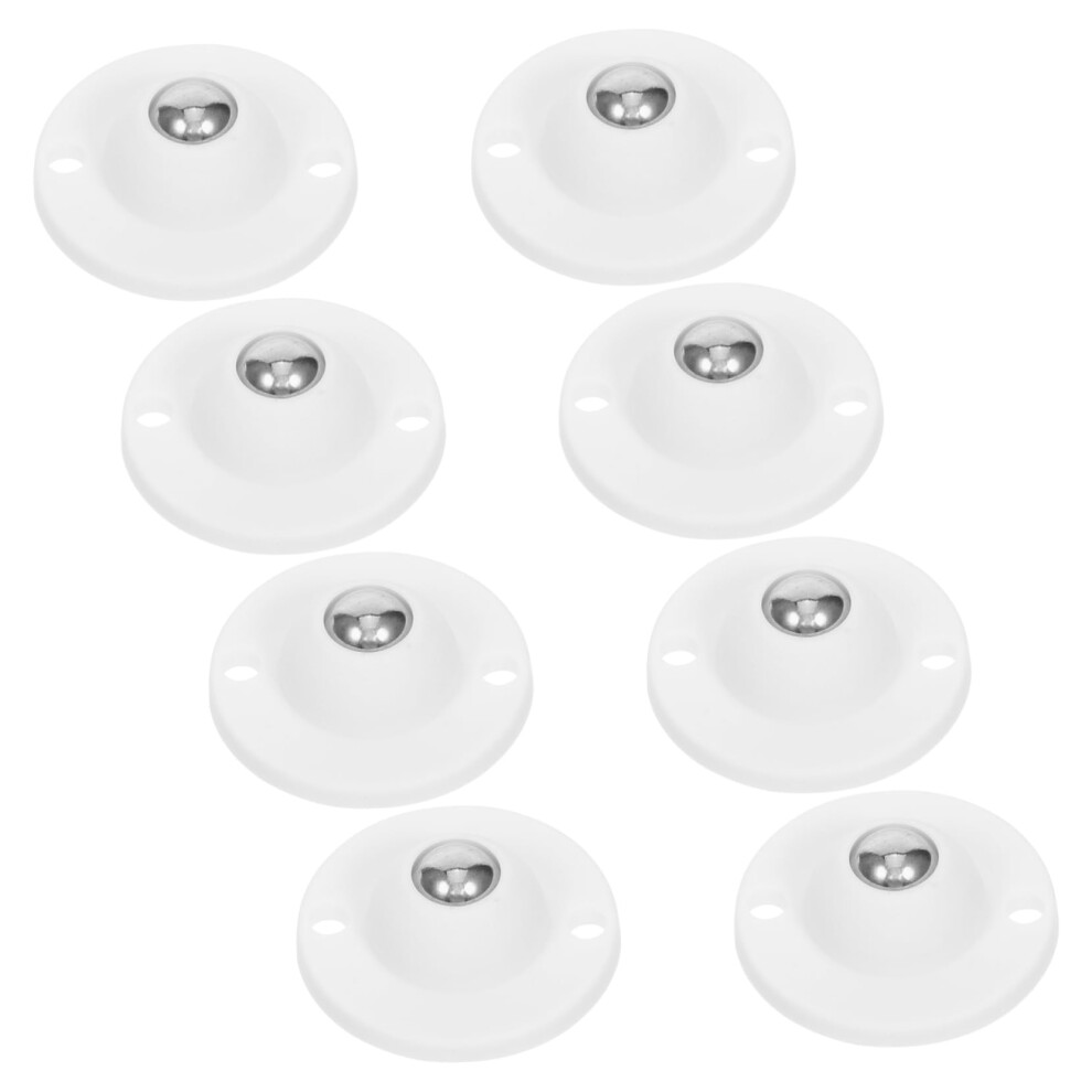 8Pcs Adhesive Caster Wheels For Furniture, 360 Smooth Rotation, Quiet Floorfriendly Selfadhesive Rollers For Storage Boxes And Trash Cans 9073542960744