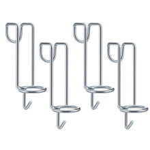 Multipurpose Iron Hanging Hook Heavy Duty Iron Stall-4 pieces