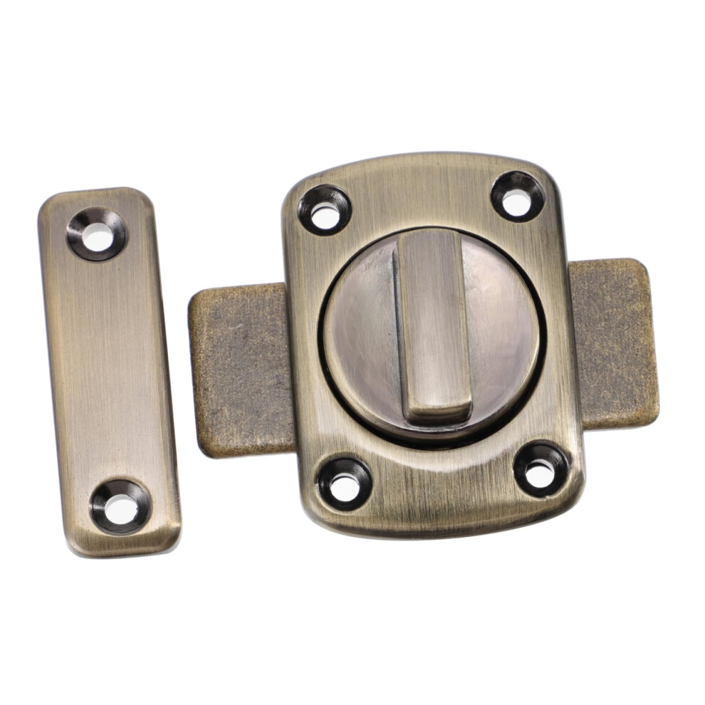 Heavy Duty Zinc Alloy Sliding Door Lock Latch For Home Safety, Easy Nodrill Extra Security 9771547818984