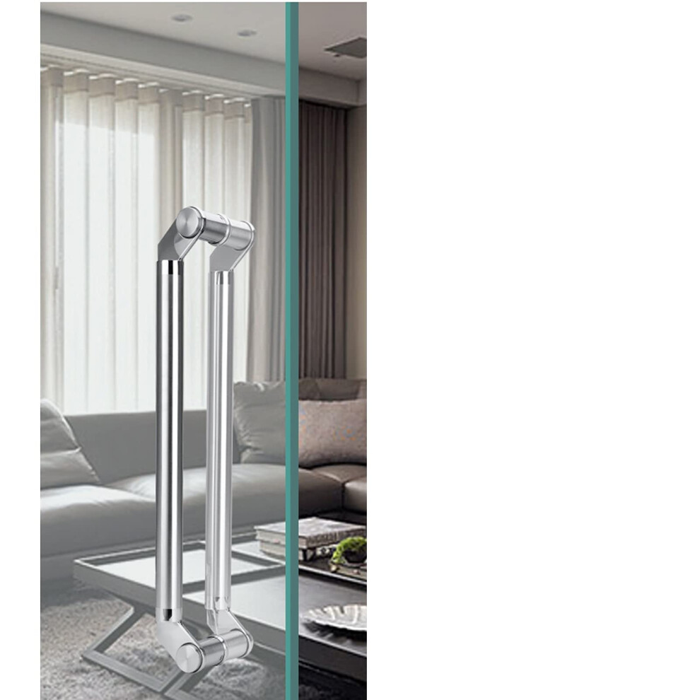 Stainless Steel Glass Shower Door Handle 560Mm RustâResistant Modern Bar Pull For Bathroom And Office 9330225291398