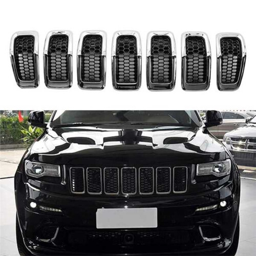 Frontgrill im Wabendesign für  Cherokee 2014-2018, 68303626AA, Chrom 1