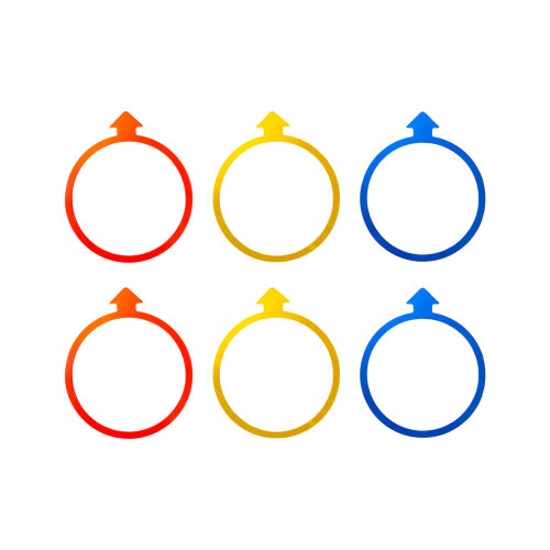 Agility Rings for Athletic Conditioning Activity &-three colors