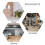 Homcom Soporte Barras Pesa Blanco 52 x 48 x 160 cm 6