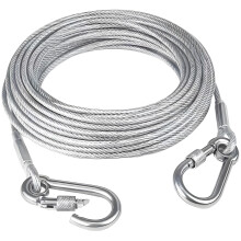 Plastic Coated Steel Wire Rope for Outdoor Portable-20M