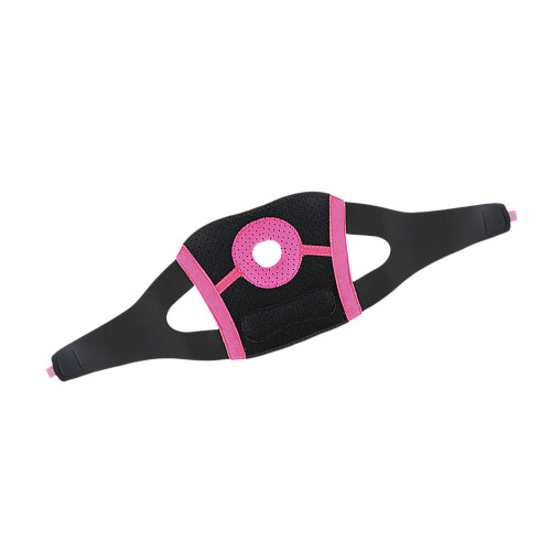 Professional Knee Support Sleeve High Elastic-black rose red