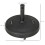 Outsunny Base de Sombrilla Negro 53 x 53 x 41 cm 3