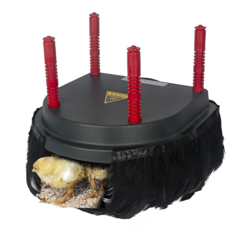 Chick Brooder Heating Plate 13W Adjustable Height Chicken Coop Heater 10x10 Warms Up to 15 Chicks