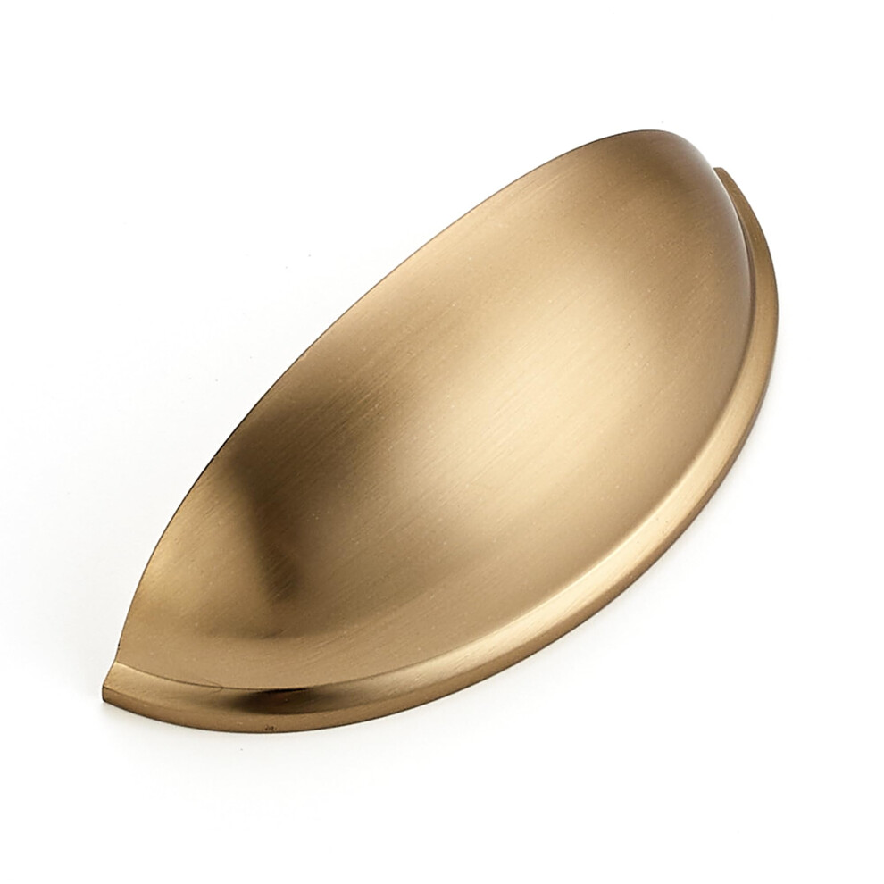 5 Pack Champagne Bronze Cabinet Handles 3 Inch Drawer Pulls Cup Style For Kitchen Cabinets 9351714441872