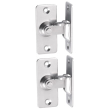 2pcs Stainless Steel Door Lock Latch for Sliding Doors Cabinets Enhanced Privacy Easy Installation