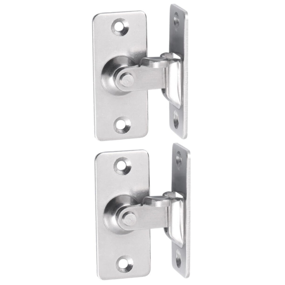 2Pcs Stainless Steel Door Lock Latch For Sliding Doors Cabinets Enhanced Privacy Easy Installation 9771547819127