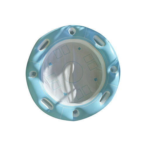 Quick arrange Floating Entertainment Stand Ideal For-light blue