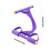 Professional Resistance Band Elastic Workout Band for-Purple 4