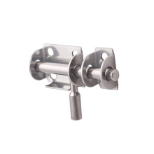 Stainless Steel Door Bolt Latch Flush Mount AntiTheft Lock Buckle CorrosionResistant for Security Doors