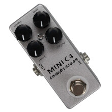 Practical Guitar Effect Stompbox With Metal Housing For-Silver