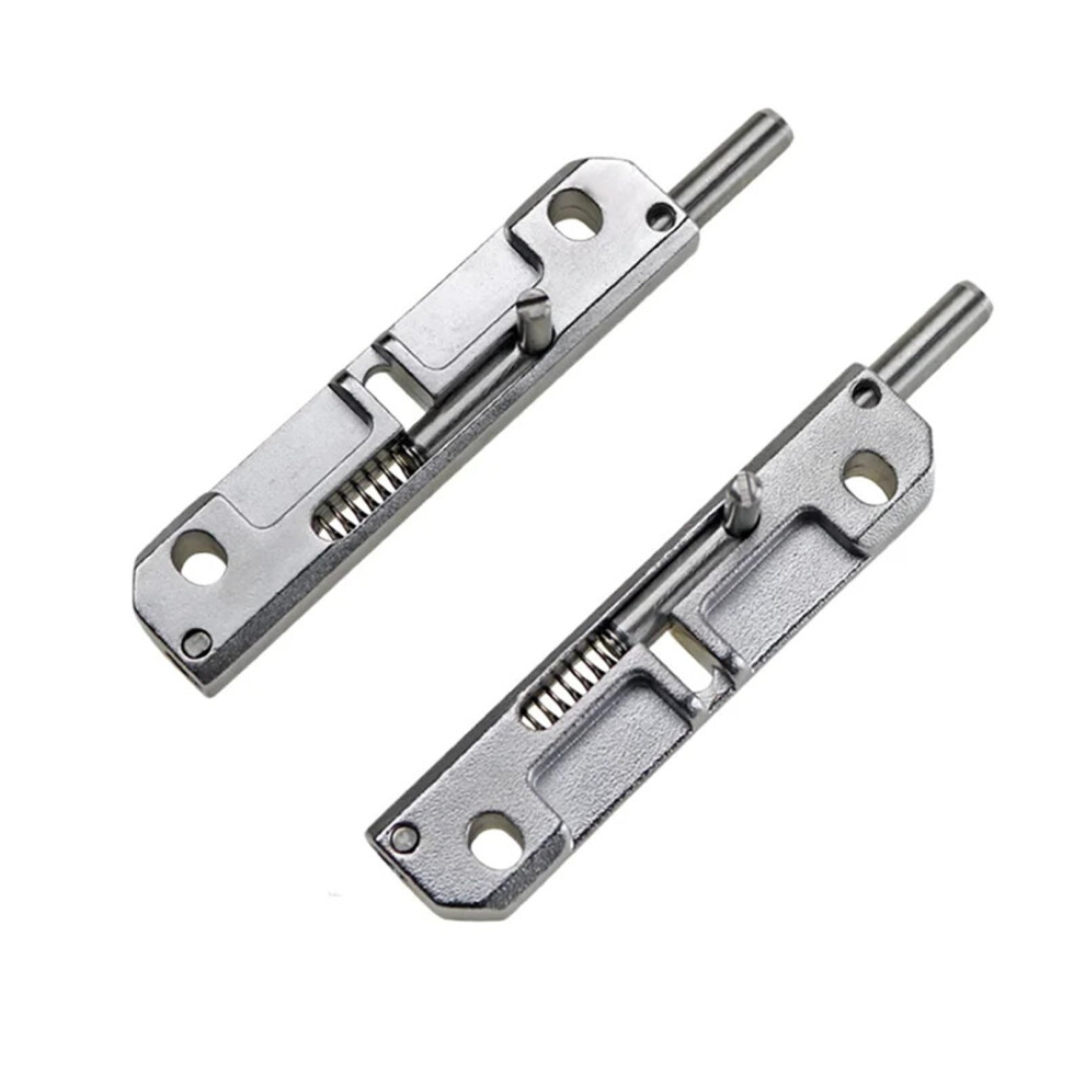 Stainless Steel Adjustable Spring Hinge Bolt With Detachable Design For Door Or Cabinet 1Pcs Nickeling 9351714442008