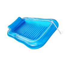 Sun Lounger Floating Mat Cushion Including Build In Water-Blue