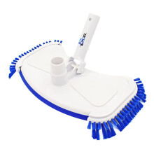 Weighted Butterfly Pool Vacuum Head with Side Brush, 11 Inch for Above Ground and Inground Pools