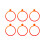 Exercise Rings Set for Athletes and Toddler Movement-OR 1