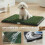 PawHut Inodoro para Perro Negro 63 x 50.5 x 3.5 cm 4