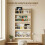 Homcom Estantería de Pared Marrón 59 x 12 x 113 cm 4