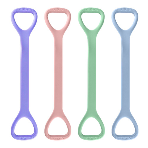 Bande d'entraînement extensible antidérapante en forme de-Bleu 1