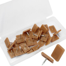 30 Pcs Plastic Tackin Drawer Glides Set, Square Slides for Dresser , Smooth Motion