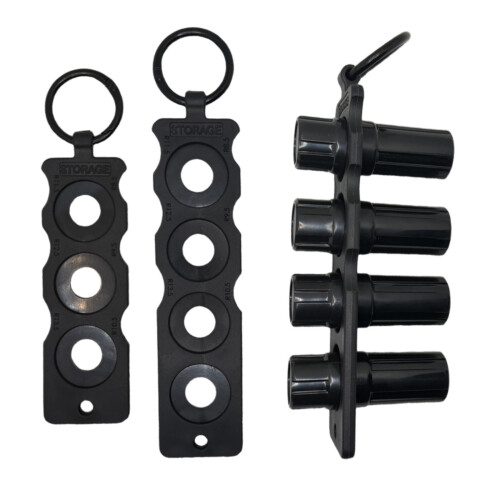 Billiard Cue Joint Cover Holder Space Saving Cue Stick-4 holes 1