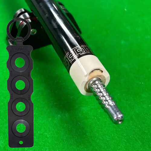 Queue Stick Pin Protector Clamp 3/4 Slot Pool Stick-4 Löcher 2