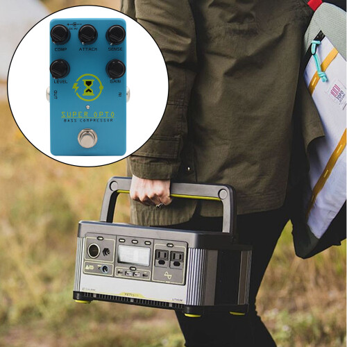 Professional Optical Bass Compressor Pedal With-SUPEROPTO 2