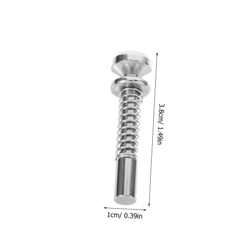 4pcs Spring Loaded Plunger Latch Adjustable Locking Pin Set for Crib Bed Hardware Replacement 1