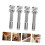 4pcs Spring Loaded Plunger Latch Adjustable Locking Pin Set for Crib Bed Hardware Replacement 5