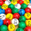 Boules de Bingo colorées de remplacement, 75 pièces, pour un jeu 4