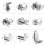 Matte Black Wall Hooks Heavy Duty RustResistant Towel and Robe Hooks for Bathroom SpaceSaving Mount 3