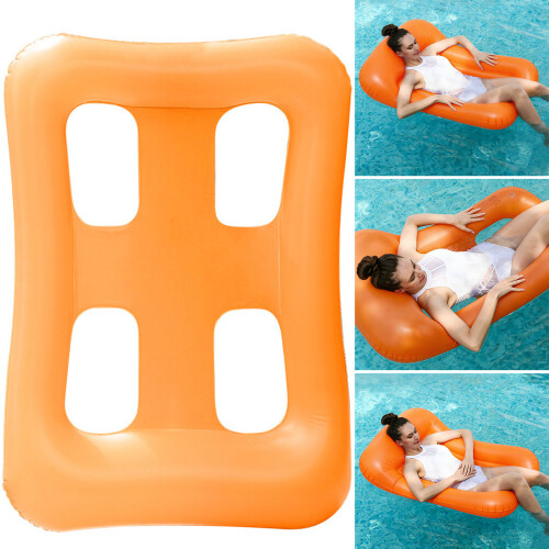 Water Hammock Pool Floating Chair Float Hammock Pool-Orange 2