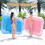 Inflatable Water Pad Sunbathing Floating Pad-Covered in blue 7