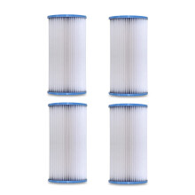 Pool Filter Cartridge Type A or C 4 Pack Replacement for Intex Krystal Clear Pumps Above Ground Pools