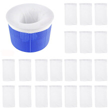 30PC Ultra Fine Mesh Pool Skimmer Socks for Debris Blocking and Universal Basket Fit
