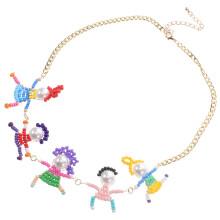 Collier Cartoon En Métal Pour Filles