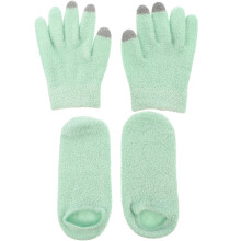 1Set Green Moisturizing Screen Gloves for Care