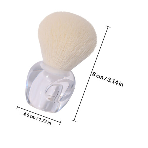 Transparent Makeup Brush Soft Synthetic Blush 1