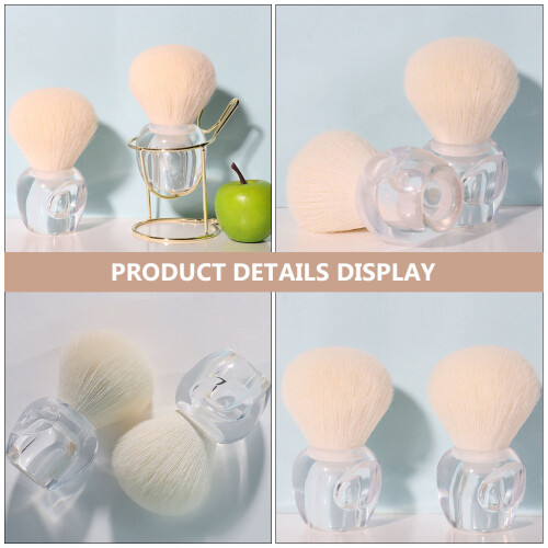 Transparent Makeup Brush Soft Synthetic Blush 2