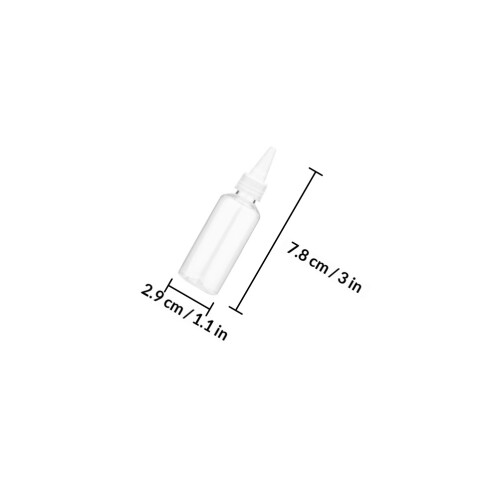 35 Pcs 30ml Squeezy Bottle Squeeze Plastic Bottles Clear Condiment 1