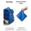 Plastic Woven Fabric Any Weather Protective Tarps Folding 7