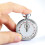Silver Teaching Aid Mechanical Stopwatch Durable Metal Stopwatch 3