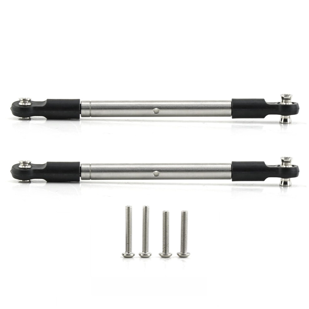 Rc Car Steering Link 304 Stainless Steel Adjustable Tie Rod For Traxxas Maxx 2.0 Widemaxx Upgrade Black 9073542961529
