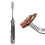 Folding Spring Fork - Black Wood, Stainless Steel 2