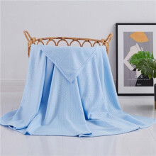 Cooling Blanket for Hot Sleepers, UltraLightweight Breathable Summer Blanket for Adults, Blue 100x120cm
