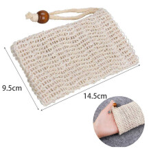 Dusche Bad Sisal Seifen Tasche Natürliche Sisal Seifen Tasche Peeling Seifen Schoner Beutel Halter 40Stück