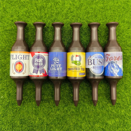 6Pcs  Tees Beer Bottle  Tees for Golfers 2