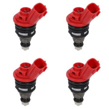 4 Stuks Brandstofinjectoren voor SR20DET 200SX 300ZX Sentra 16600-53J03 16600-53J00 16600-53J01